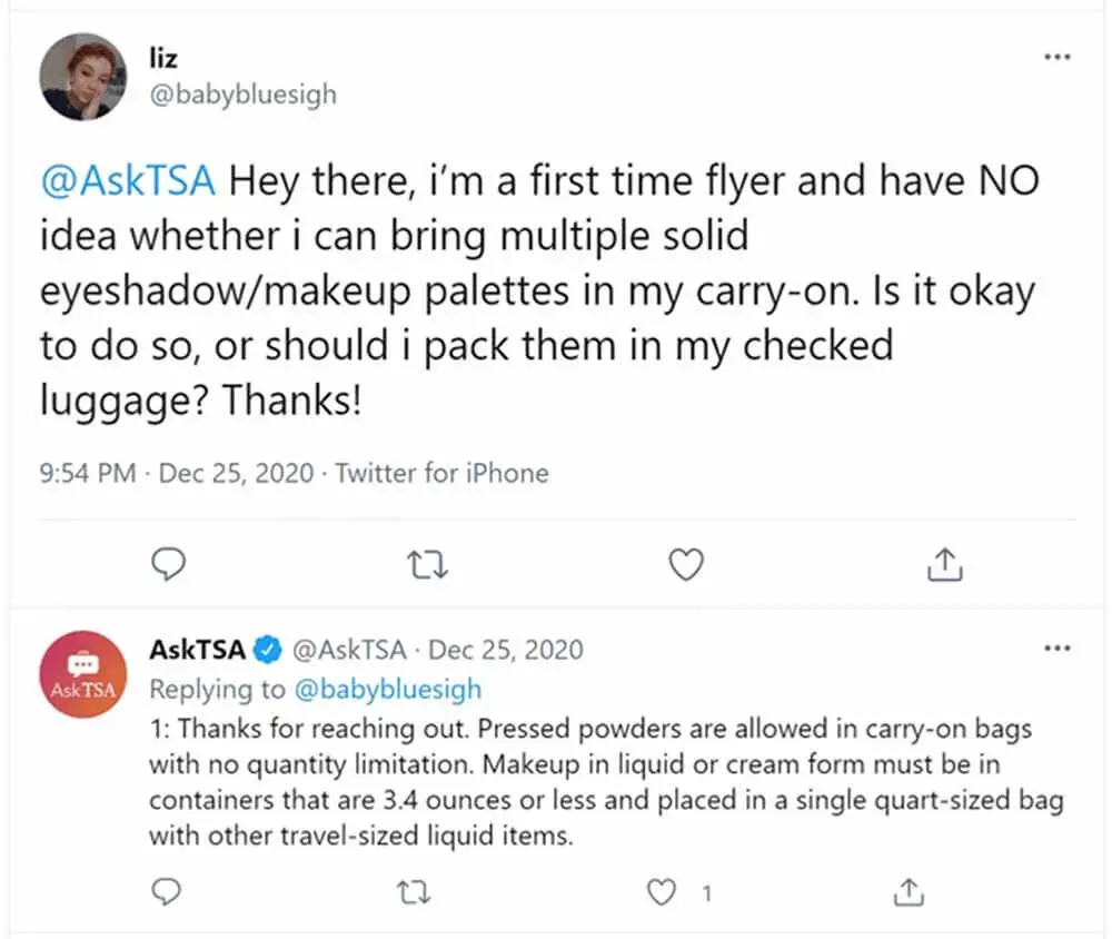 Eyeshadows TSA