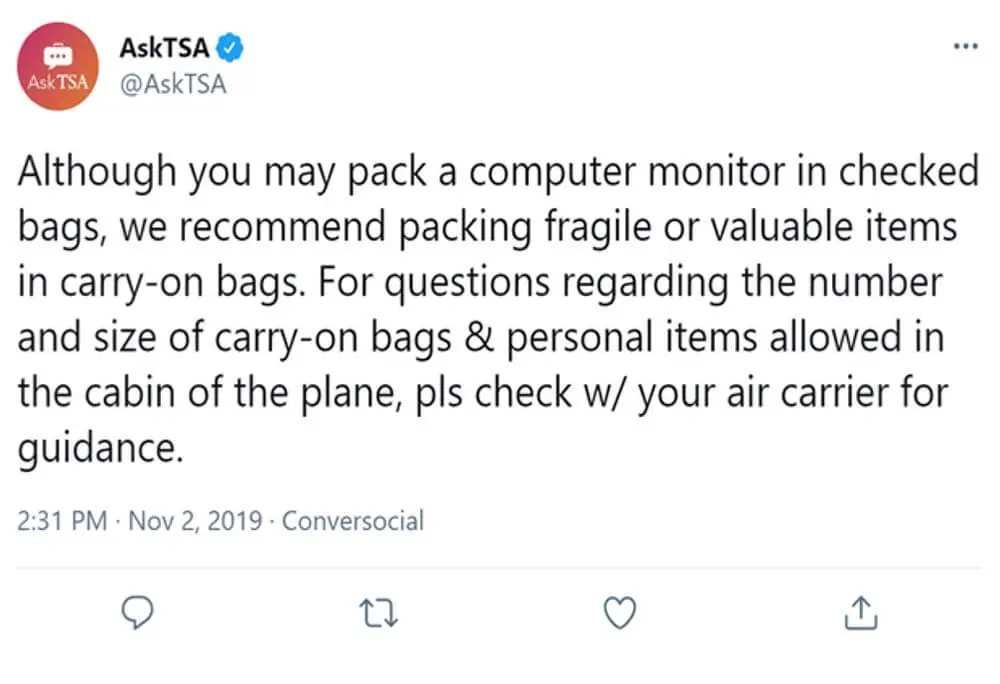 Computer Parts On a Plane TSA