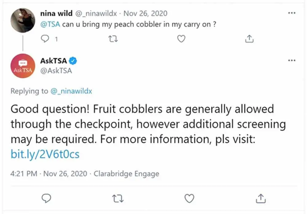 Can you bring fruit in carry-on luggage